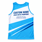 Custom Name Miles Honolulu Coastal Sprint Running Tank Top