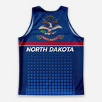 Patriotic Tech Running Tank Top - North Dakota State Pride Running Singlet