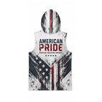 American Pride Men's Workout Hooded Tank Top