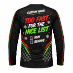 Custom Name Naughty Pace Club Running Long Sleeve Shirt