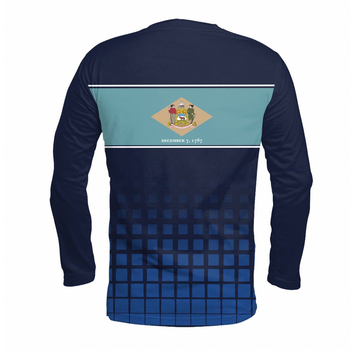 Delaware State Pride Long Sleeve Running T-Shirt