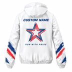 Custom Name Stars & Strides Jacket Running Windbreaker Jacket