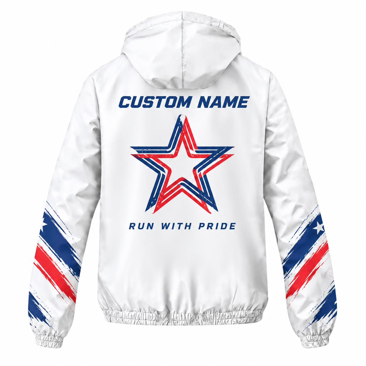 Custom Name Stars & Strides Jacket Running Windbreaker Jacket