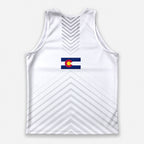 Colorado Running Tank Top Colorado State Flag Running Singlet for Men and Women