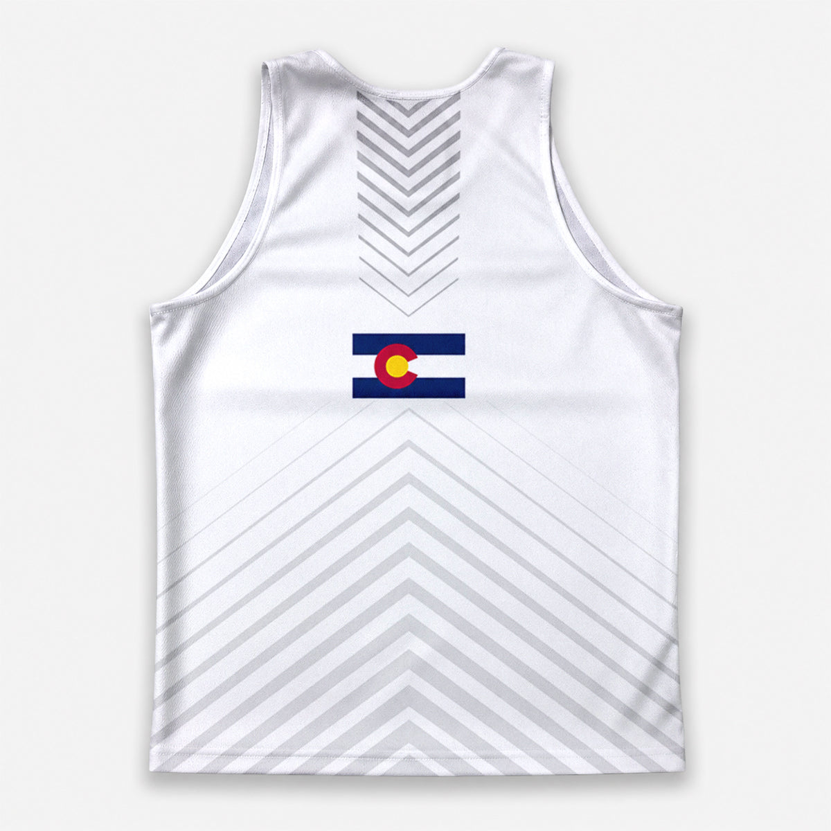 Colorado Running Tank Top Colorado State Flag Running Singlet for Men and Women