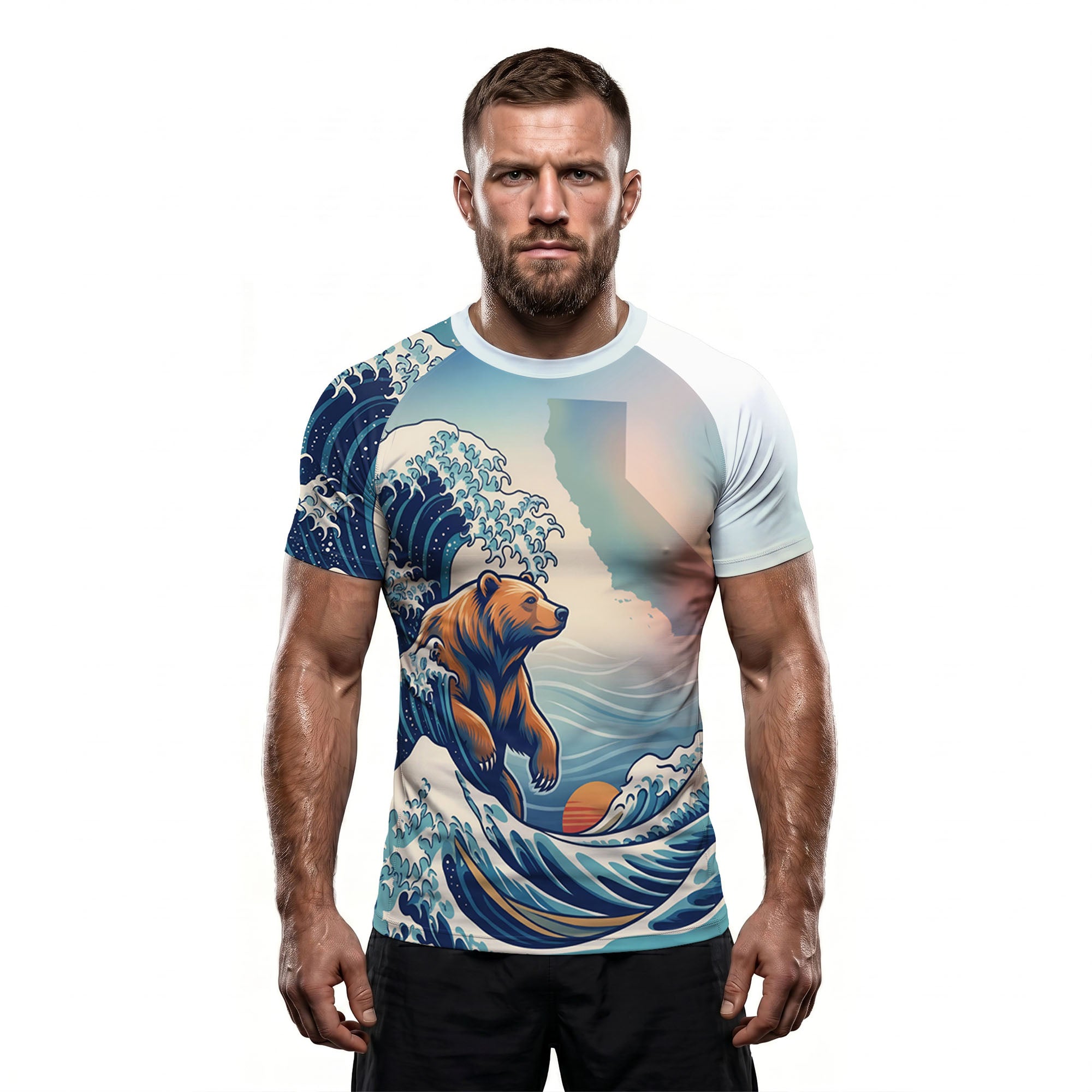 Pacific Fight Spirit BJJ Rash Guard
