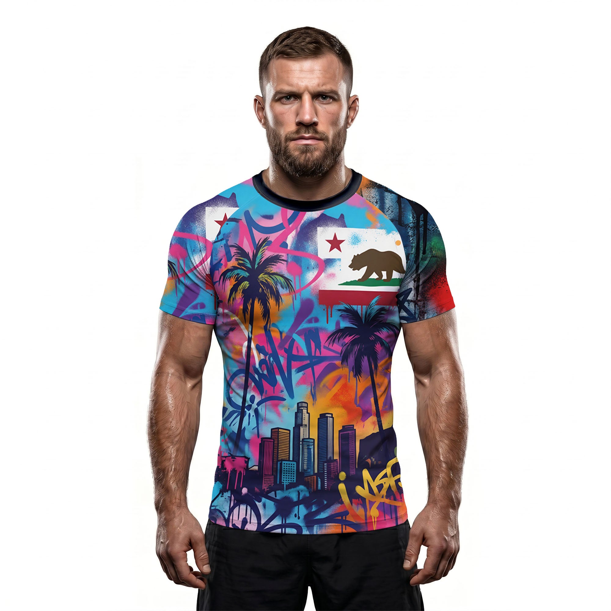 Cali Street Grappler BJJ Rash Guard