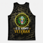 Veteran Running Tank Top - US Army Veteran V9 Tech Singlet