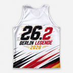 Geschwindigkeitslinien Berlin Wettkampftag Lauf-Tanktop