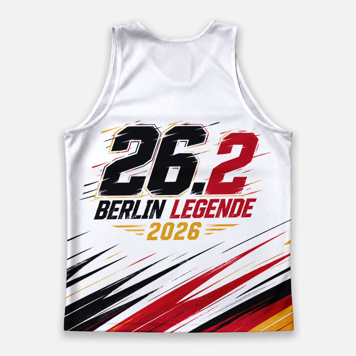 Geschwindigkeitslinien Berlin Wettkampftag Lauf-Tanktop