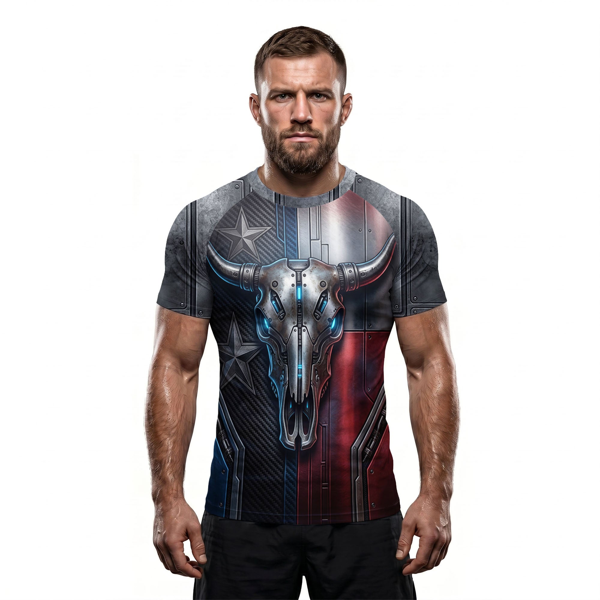 Texas Iron Grappler BJJ Rash Guard