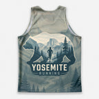 Bear Silhouette Landscape California State Running Tank Top