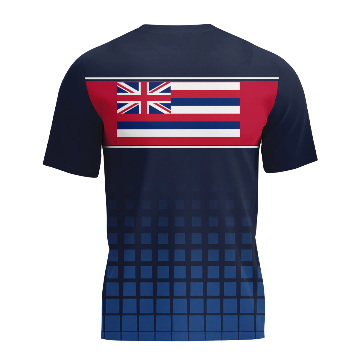 Patriotic Running T-Shirt Hawaii Tech Running Tee State Pride Tech Running T-Shirt