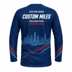 Custom Name Philly Finisher Racing 2026 Running Long Sleeve Shirt