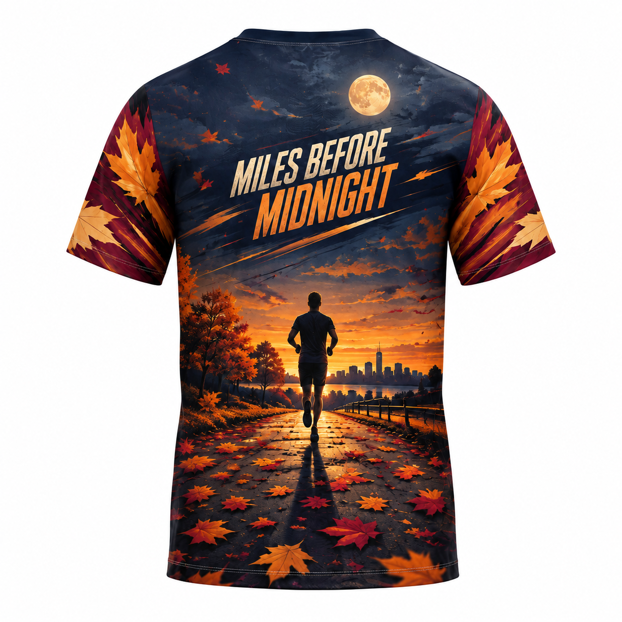 October Night Run Halloween Tech Running T-Shirt