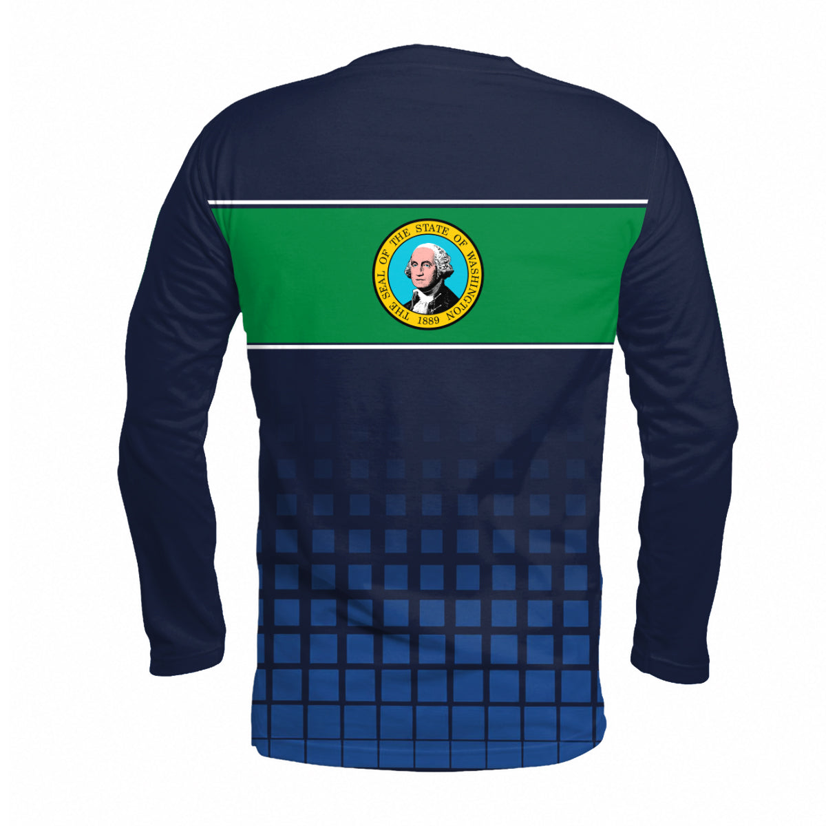 Washington State Pride Long Sleeve Running T-Shirt