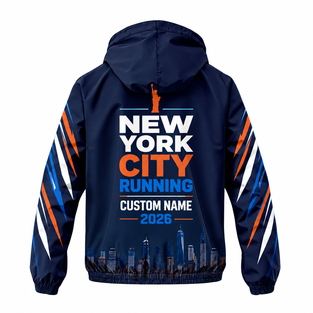 Custom Name Liberty City Runner Running Windbreaker Jacket