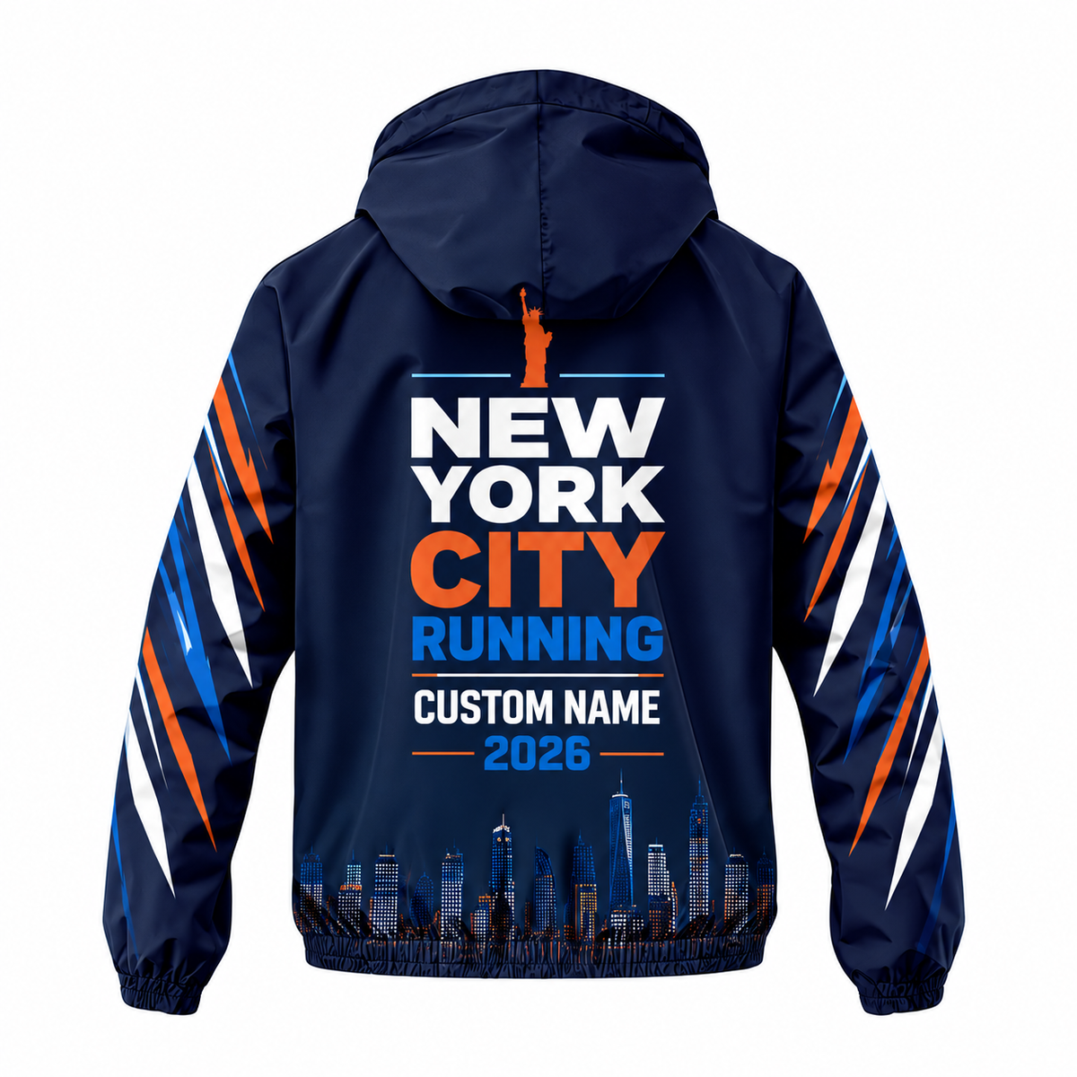 Custom Name Liberty City Runner Running Windbreaker Jacket