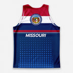 Patriotic Tech Running Tank Top - Missouri State Pride Running Singlet