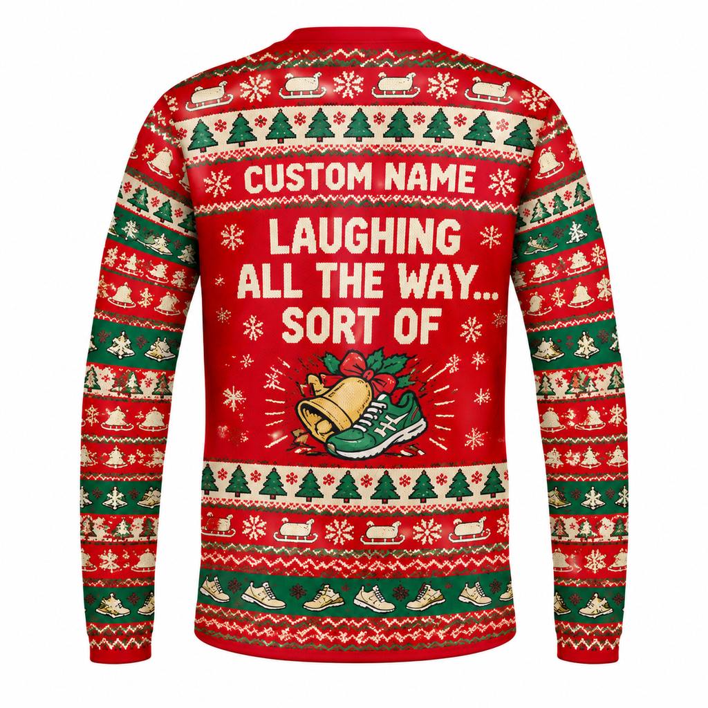 Custom Name Dashin’ Through the Nope Running Long Sleeve Shirt