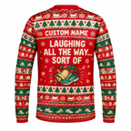 Custom Name Dashin’ Through the Nope Running Long Sleeve Shirt