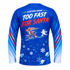 Custom Name Run Run Rudolph Running Long Sleeve Shirt