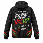 Custom Name Naughty Pace Club Running Windbreaker Jacket