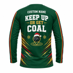 Custom Name Santa’s Pace Team Running Long Sleeve Shirt
