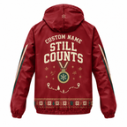 Custom Name Sleighing It Slowly Running Windbreaker Jacket