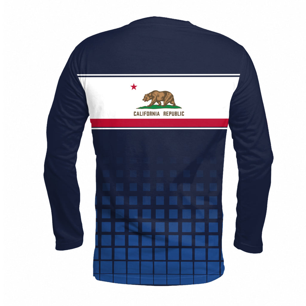 California State Pride Long Sleeve Running T-Shirt