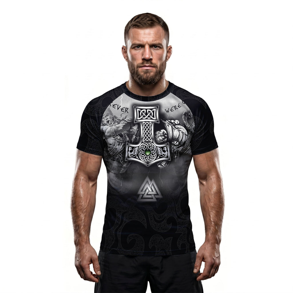 Odin’s Gaze & Thor’s Might BJJ Rash Guard