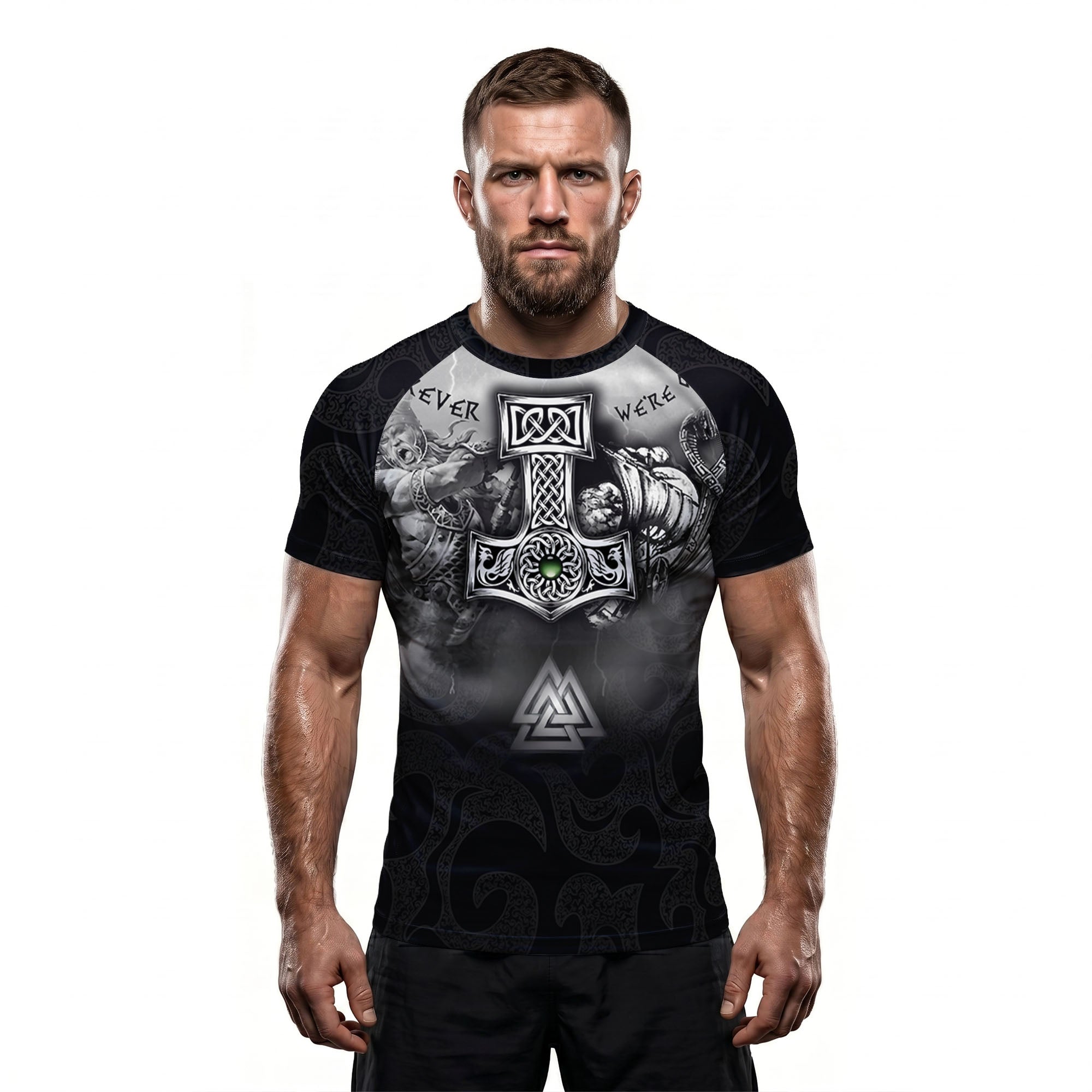 Odin’s Gaze & Thor’s Might BJJ Rash Guard