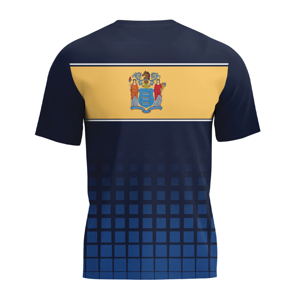 New Jersey State Pride Tech Running T-Shirt