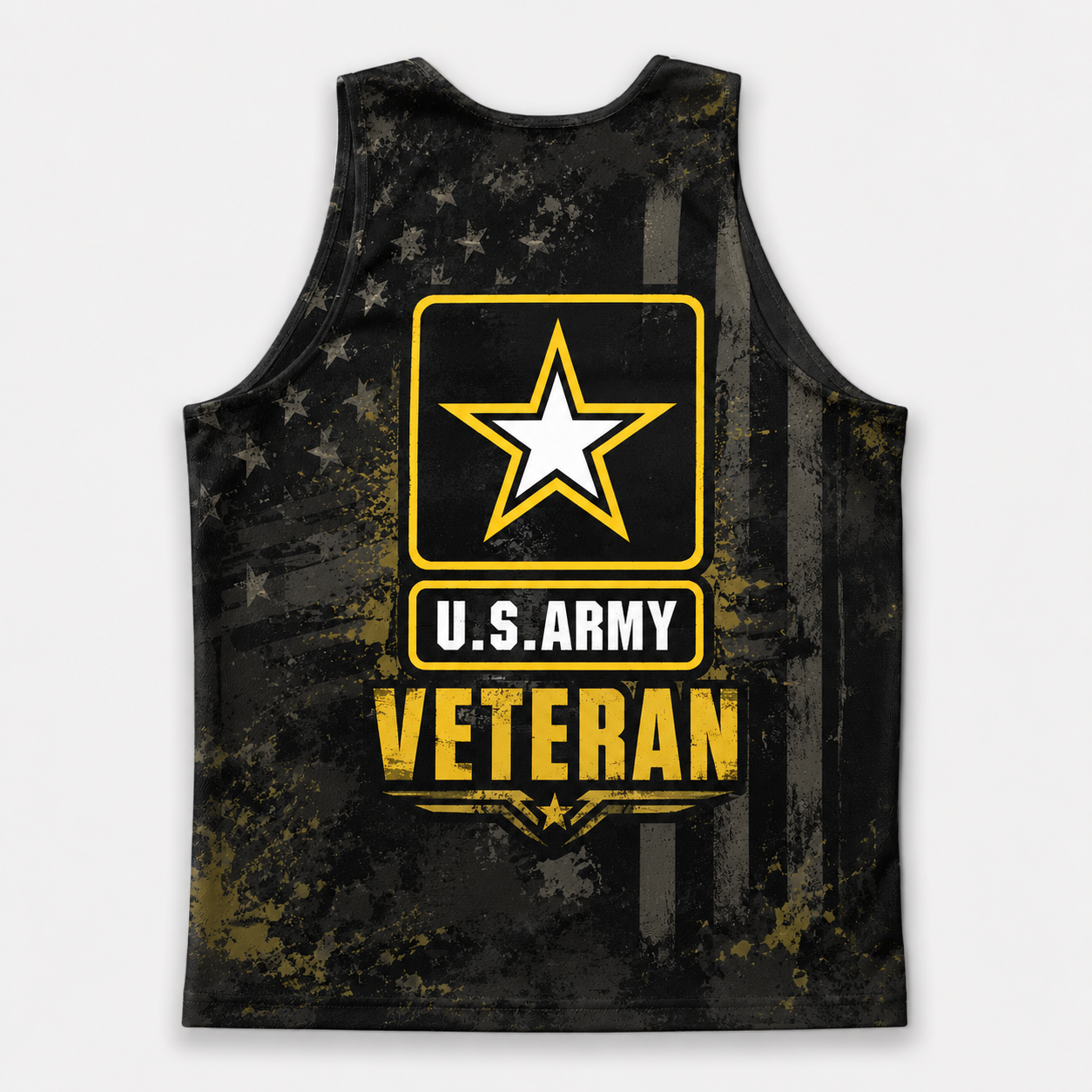 Veteran Running Tank Top - US Army Veteran V5 Tech Singlet