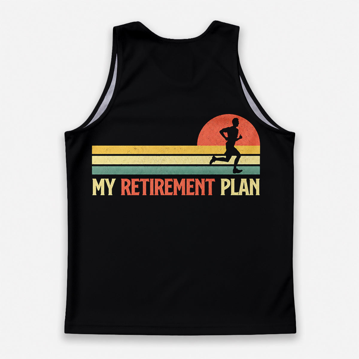 Retirement Running Tank Top My Retirement Plan Running Singlet for Men and Women