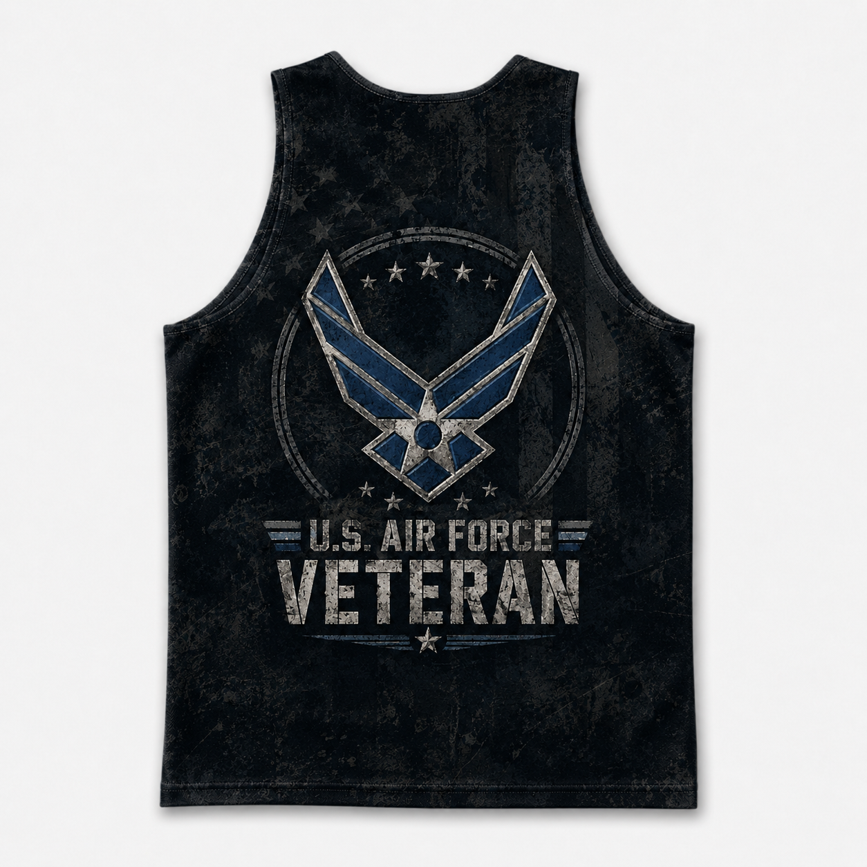 Veteran Running Tank Top - US Air Force Veteran V4 Tech Singlet