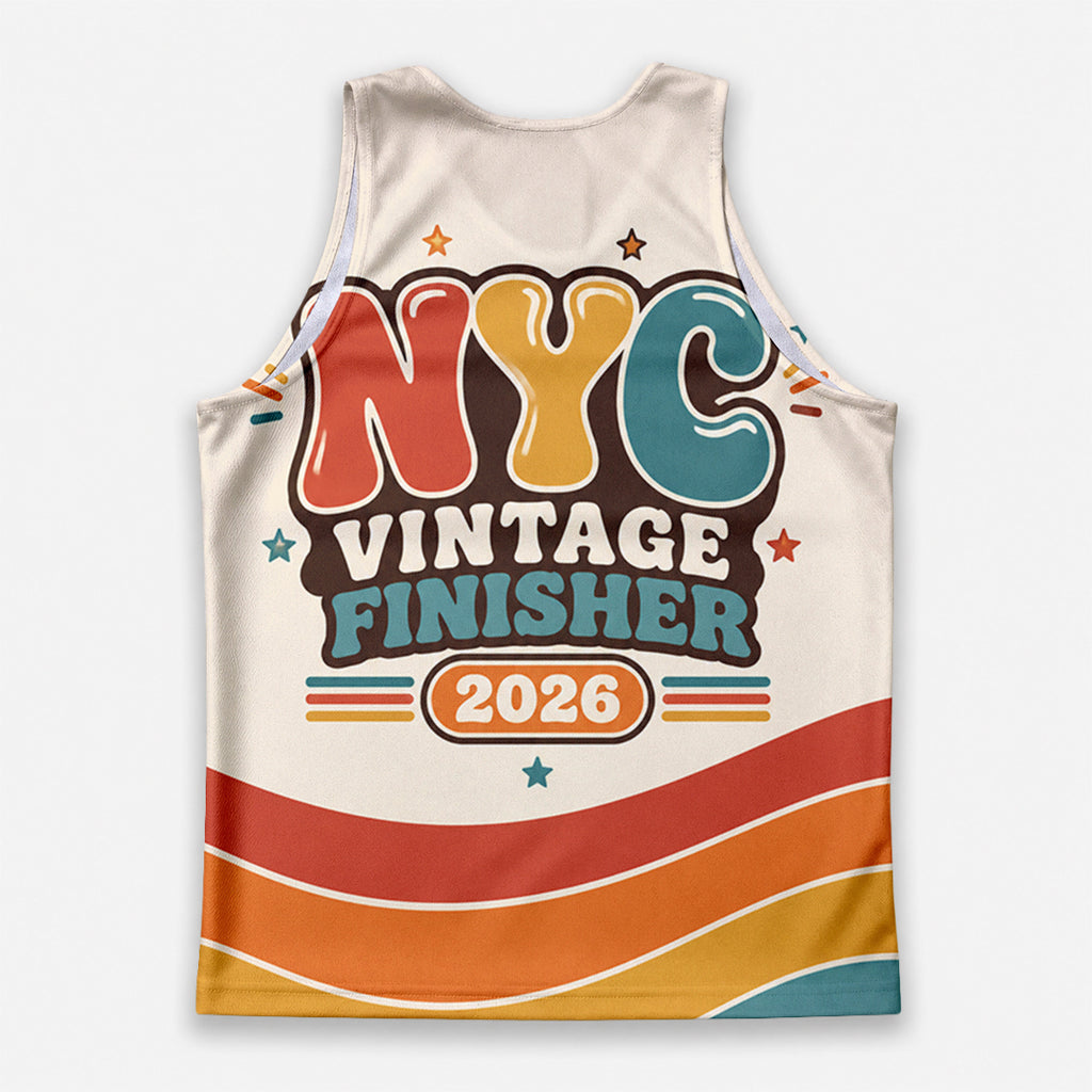 Retro 70s NYC The NYC Race Day Running Tank Top