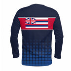 Hawaii State Pride Long Sleeve Running T-Shirt