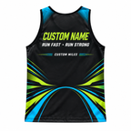 Custom Name Miles Honolulu Velocity Running Tank Top