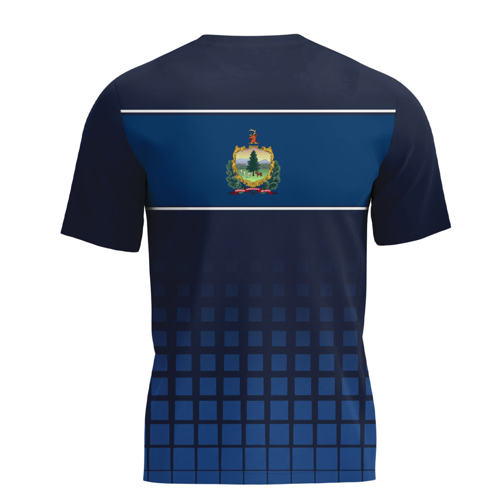 Vermont State Pride Tech Running T-Shirt
