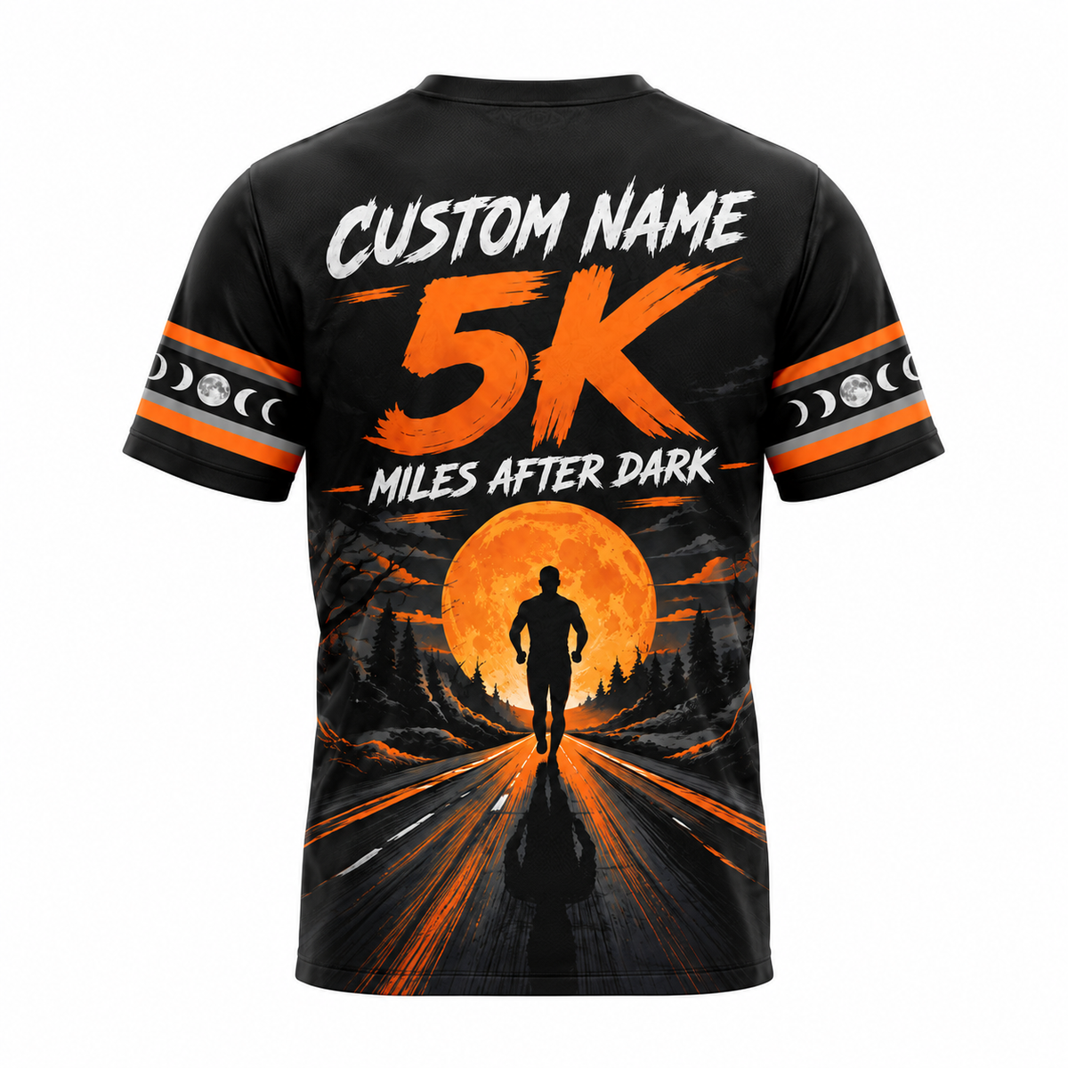 Custom Name Halloween 5K Finisher Halloween Tech Running T-Shirt
