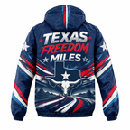 Custom Name Texas Freedom Miles Running Windbreaker Jacket
