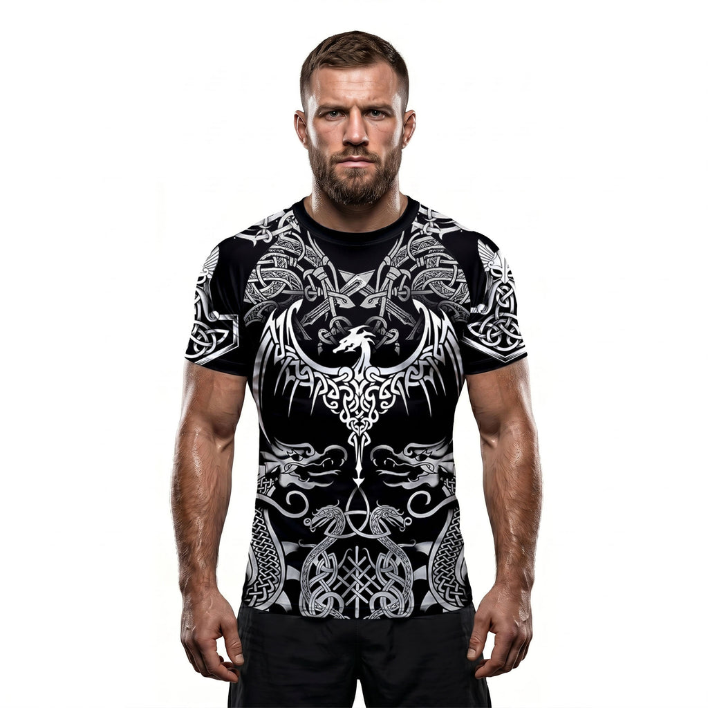 Viking Dragon BJJ Rash Guard