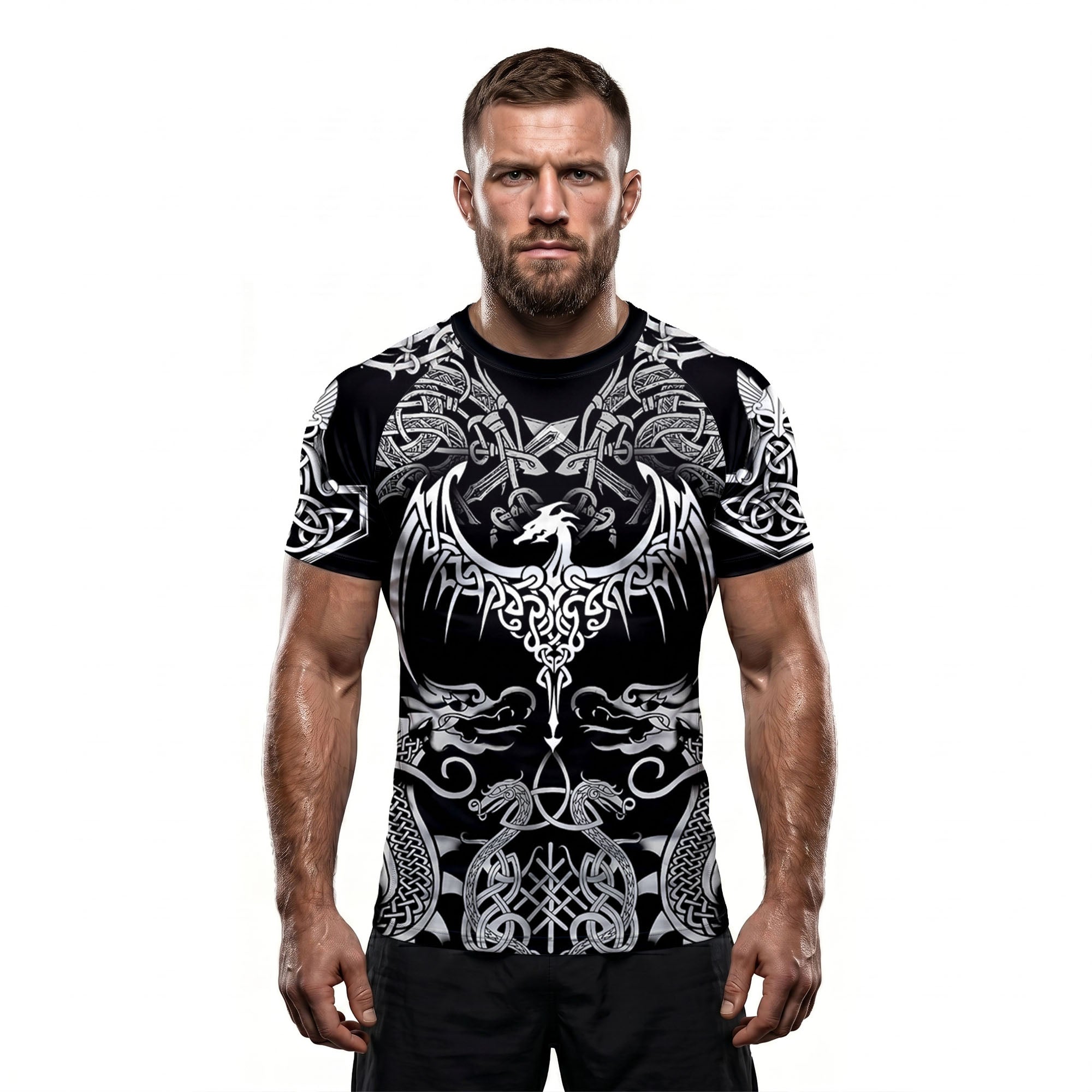 Viking Dragon BJJ Rash Guard