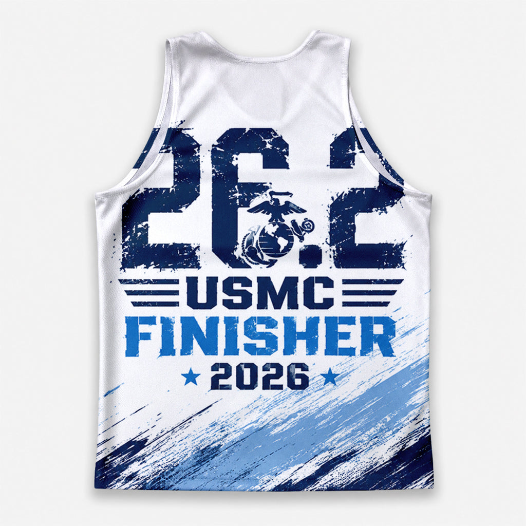 Proud Veteran Proud Runner The Marine Corp Race Day Running Tank Top