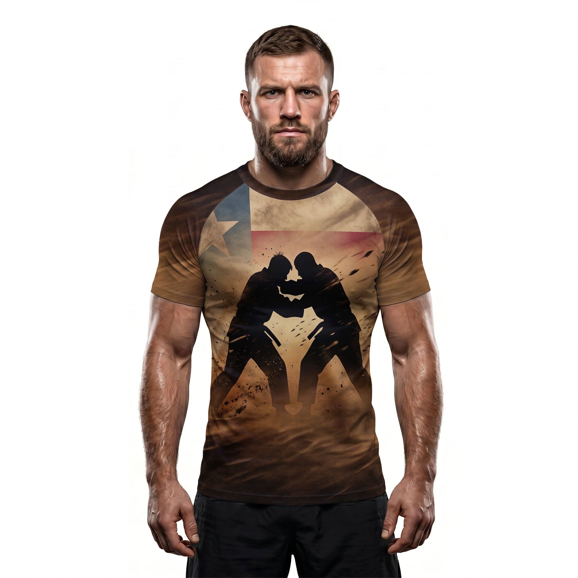 Desert Submission BJJ Rash Guard