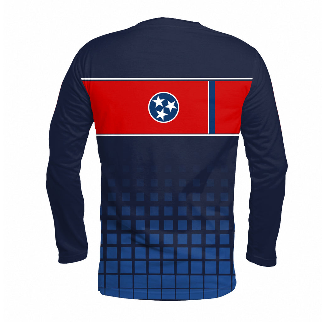 Tennessee State Pride Long Sleeve Running T-Shirt