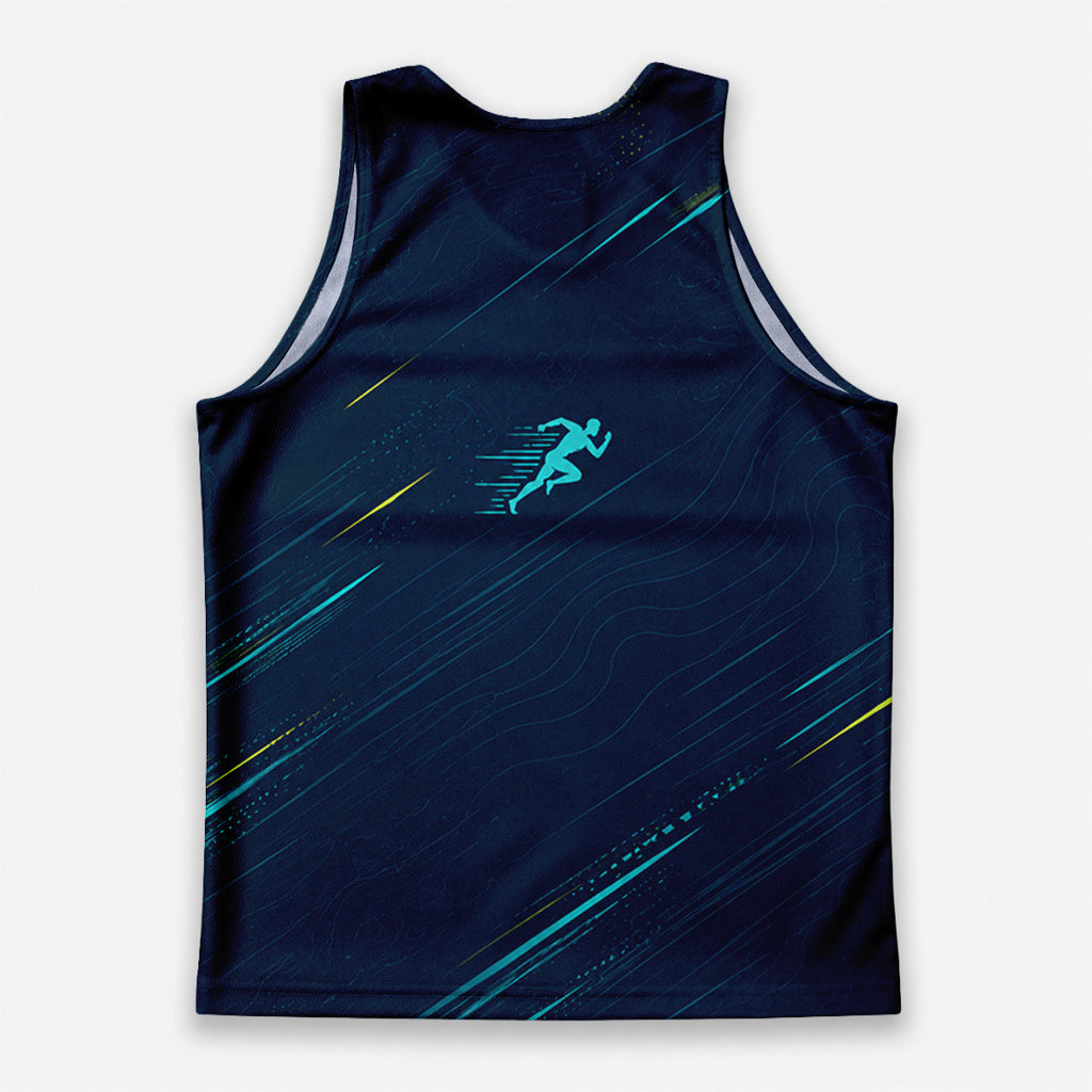 Motivational Quotes Running Tank Top _ Not Today Tech Running Singlet