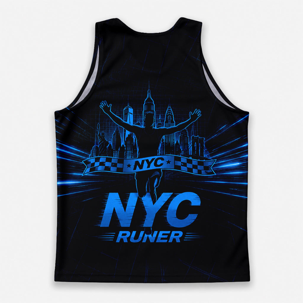 NYC Urban Grid New York Running Tank Top