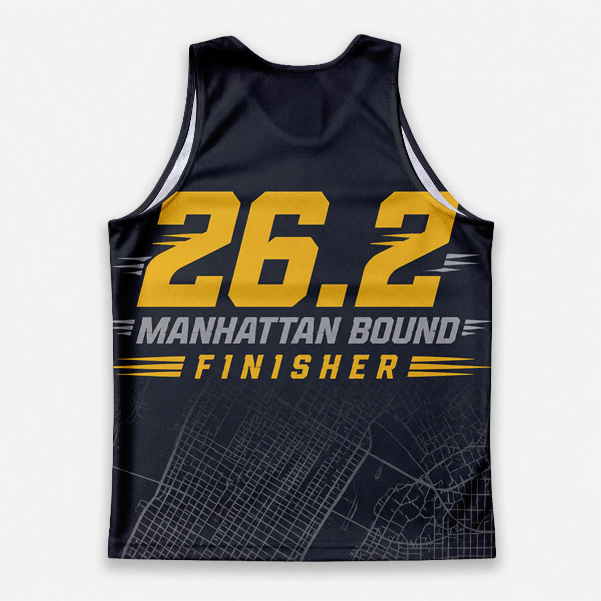 City Gridlock The NYC Race Day Running Tank Top